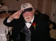 Bill salutes his fans at Beverly Credit Union