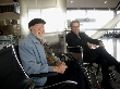 Bill and Gary at Detroit airport await flight back to L.A.