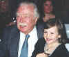 Bill (85) and Elise McKenna Harris (8),
share a giggle. Friday evening.