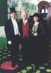 Kevin Bochynski, Bill, and
Pegge Bochynski on Saturday evening.