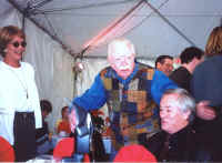 Bill chats with Lilian Shepard and Jack Warford