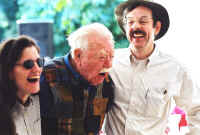 Pegge and Kevin enjoy one of Bill's quips
