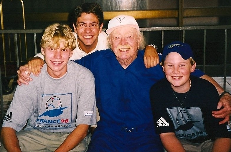 Bill with fans in Savannah while shooting "Forces of Nature"