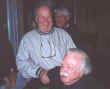 Paul Cook and Bill exchange quips in the dining room