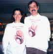 Kevin and Pegge B. in Bill Erwin sweatshirts