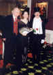 Bill with Kevin and Pegge B. in vintage attire