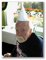 Bill performs a trick with a dinner napkin