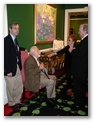 Chatting with Paul Cook after the wedding