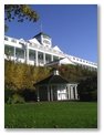 Grand Hotel shining in the autumn sun